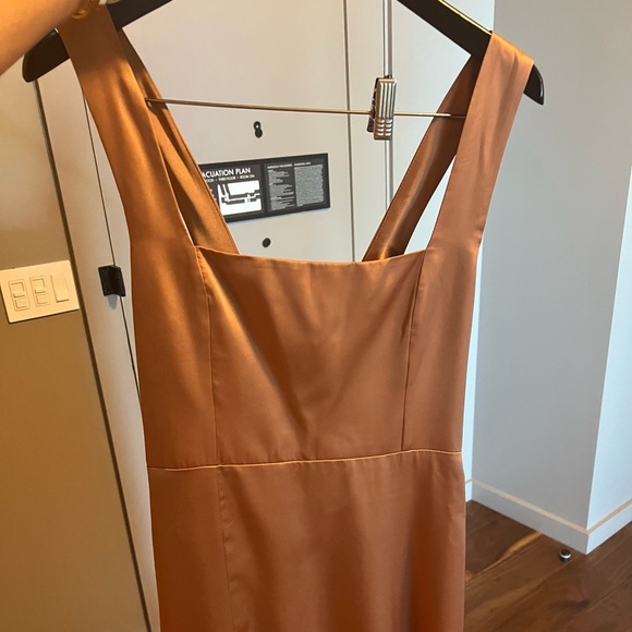 Show Me Your Mumu Claire Midi Dress in Copper - Picture 6 of 6